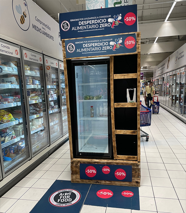 Carrefour cámara frigorífica para alimentos a punto de caducar